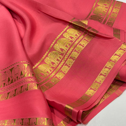 Pure Mysore Crepe Silk Saree