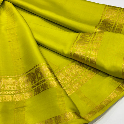 Pure Mysore Crepe Silk Saree