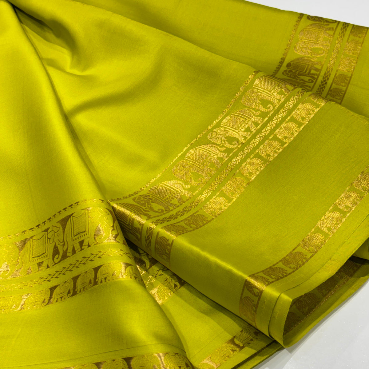 Pure Mysore Crepe Silk Saree