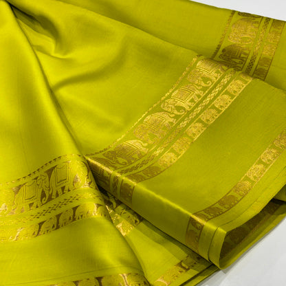 Pure Mysore Crepe Silk Saree