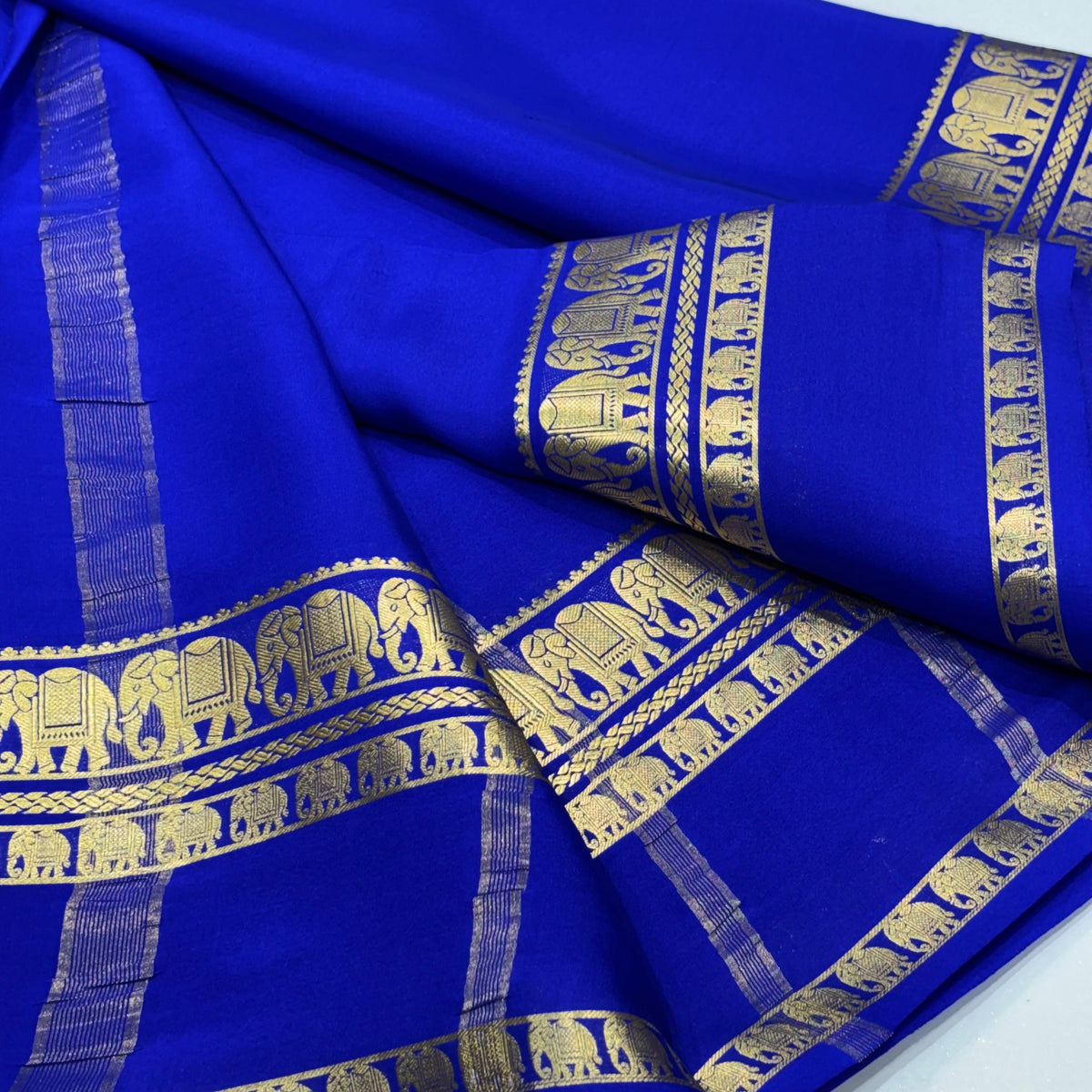 Pure Mysore Crepe Silk Saree