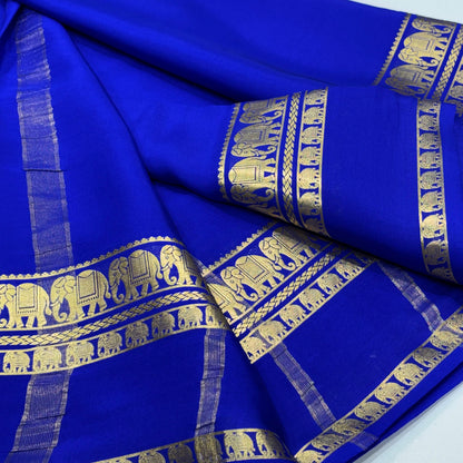 Pure Mysore Crepe Silk Saree