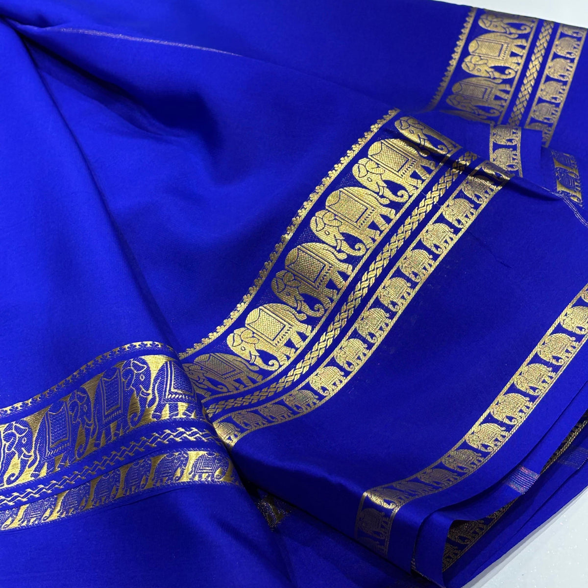 Pure Mysore Crepe Silk Saree