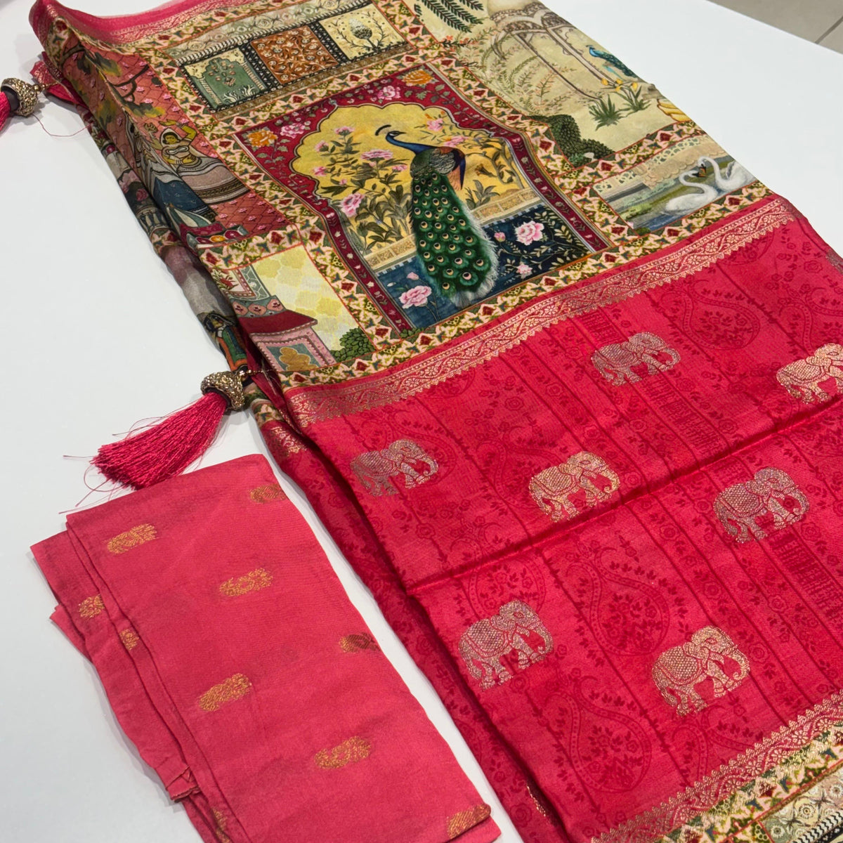 Kalamkari Printed Saree