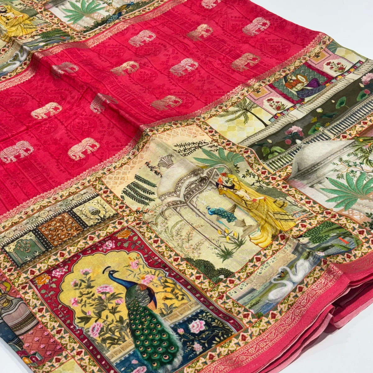 Kalamkari Printed Saree