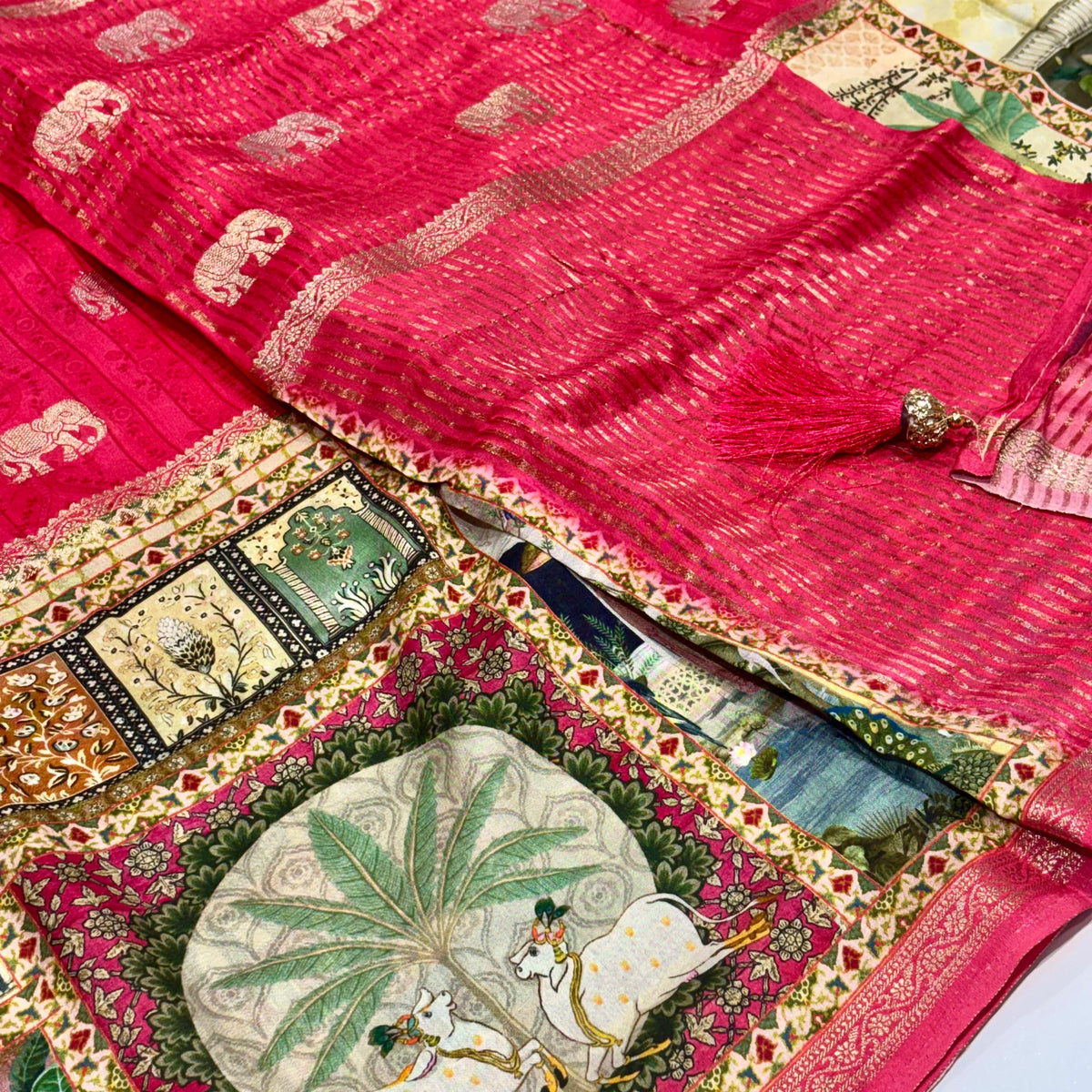 Kalamkari Printed Saree