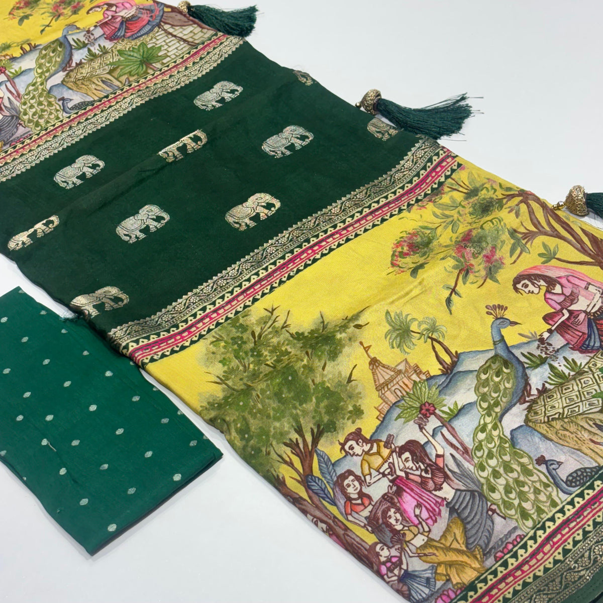 Kalamkari Printed Saree