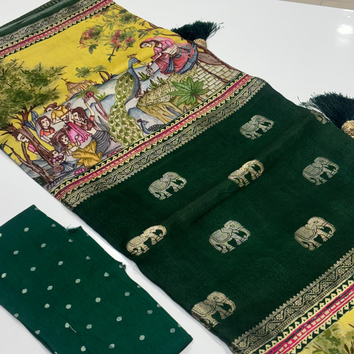 Kalamkari Printed Saree