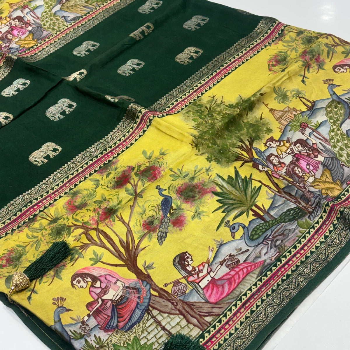 Kalamkari Printed Saree
