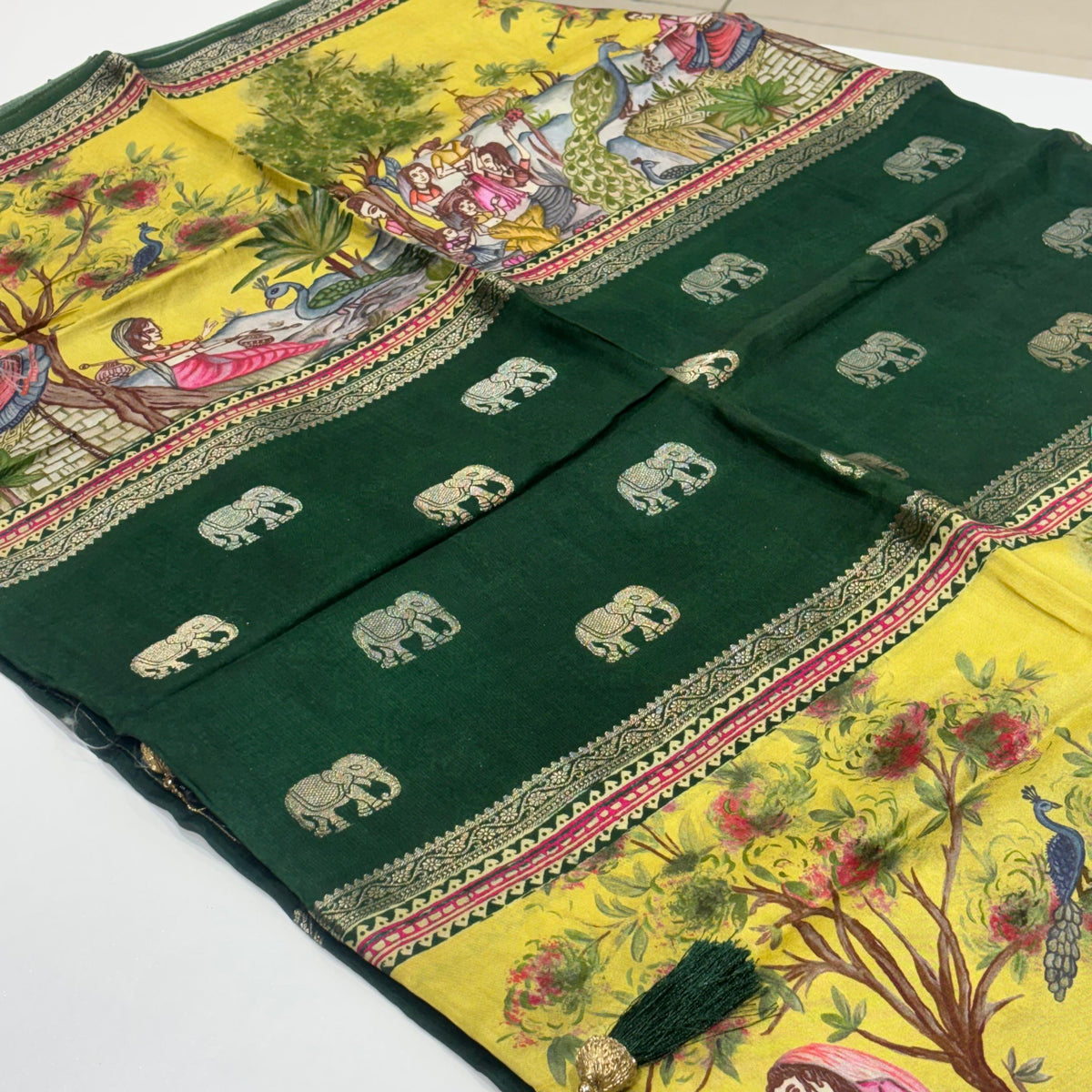 Kalamkari Printed Saree