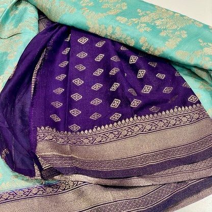Banarasi Wrinkle Chiffon Saree