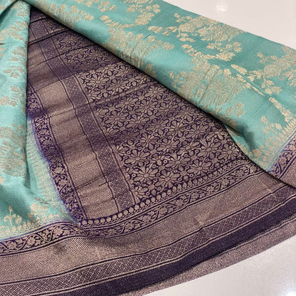 Banarasi Wrinkle Chiffon Saree