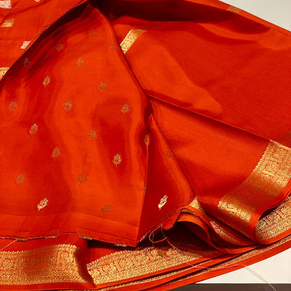 Semi Mysore Crepe Saree