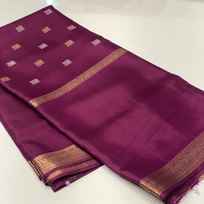 Semi Mysore Crepe Saree
