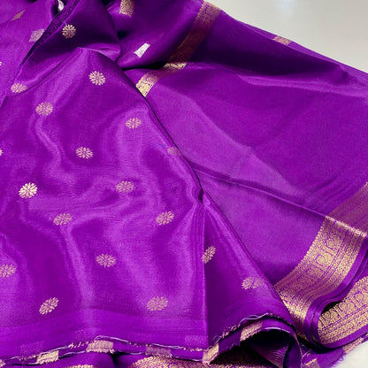 Semi Mysore Crepe Saree