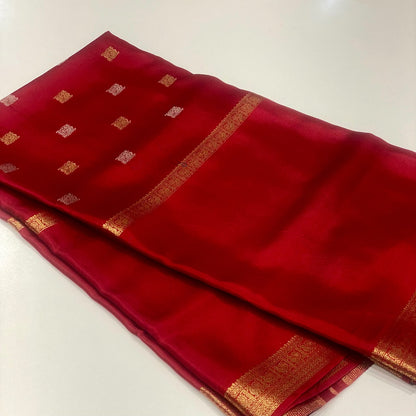 Semi Mysore Crepe Saree