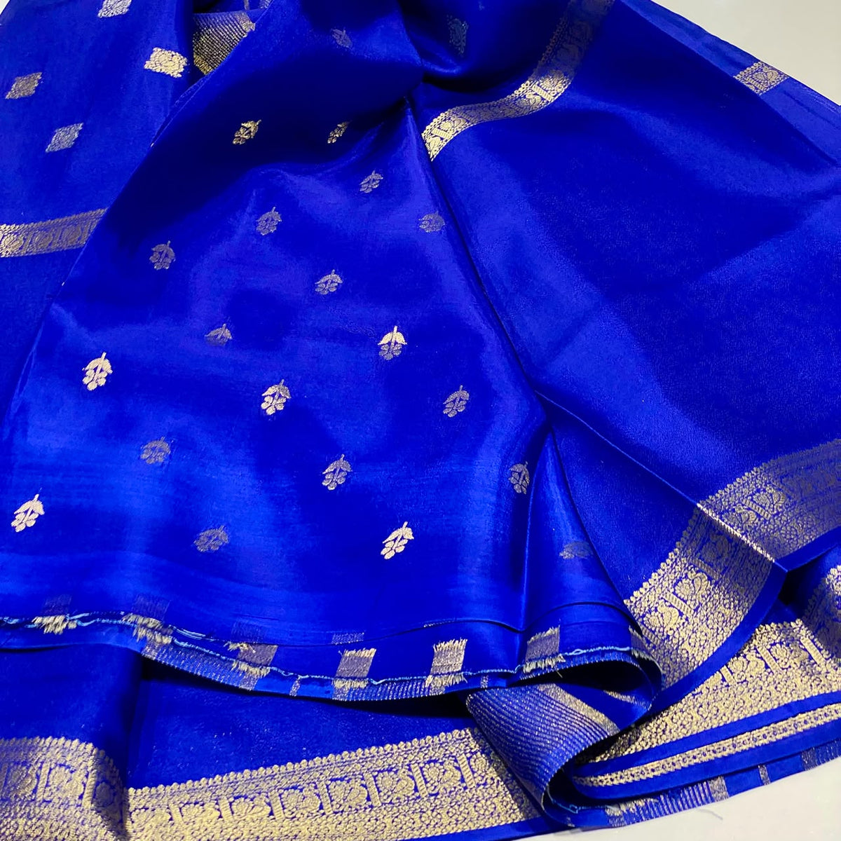 Semi Mysore Crepe Saree