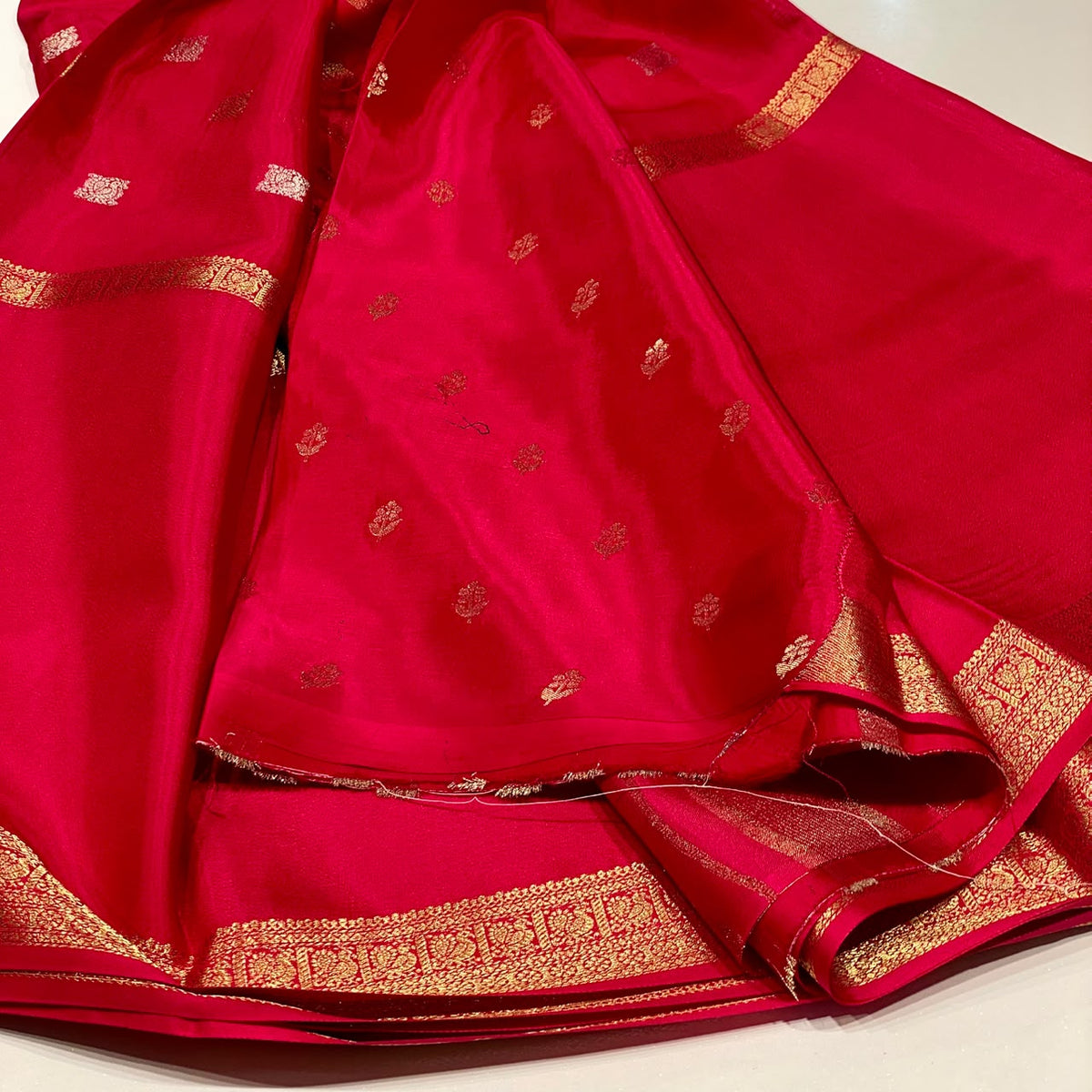 Semi Mysore Crepe Saree