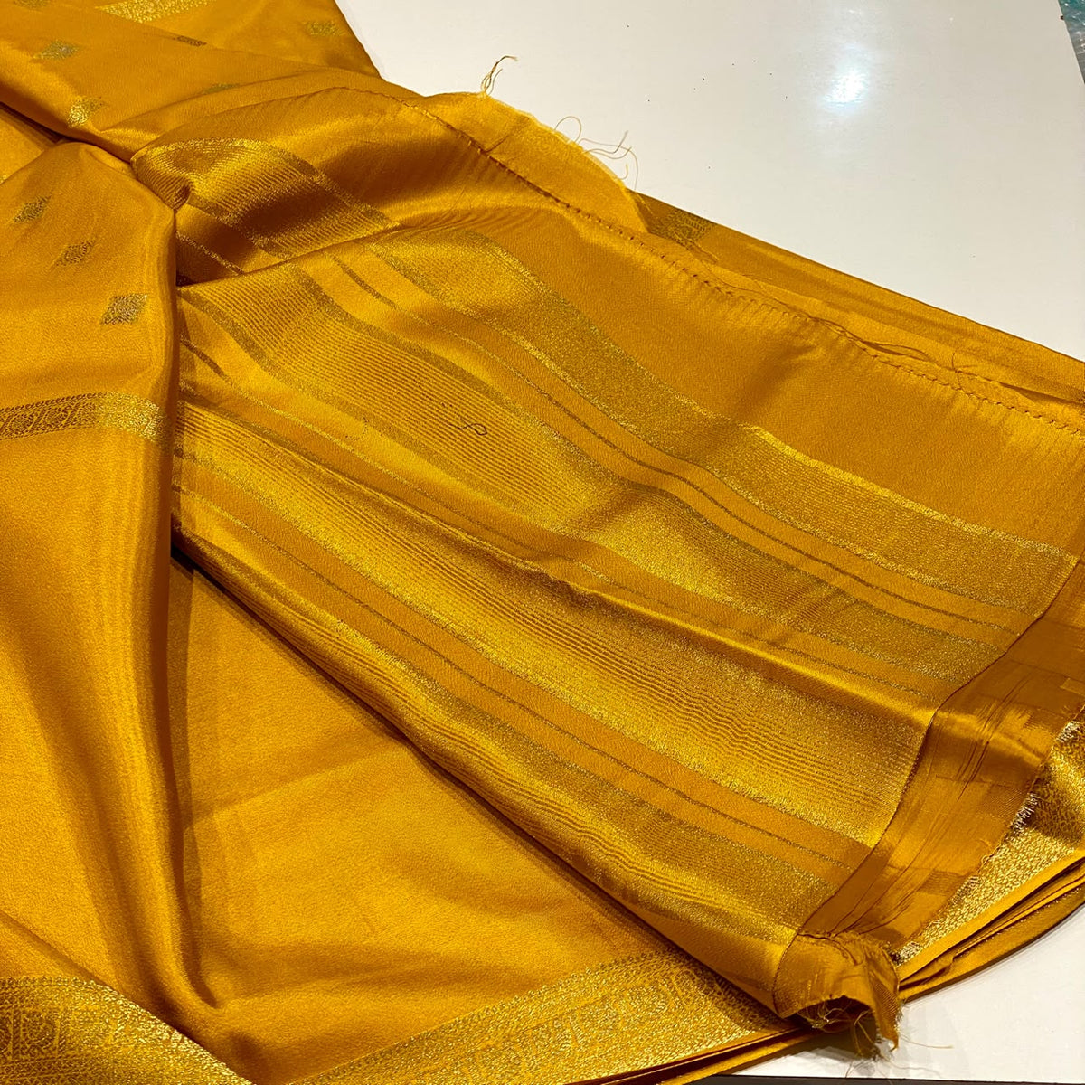 Semi Mysore Crepe Saree