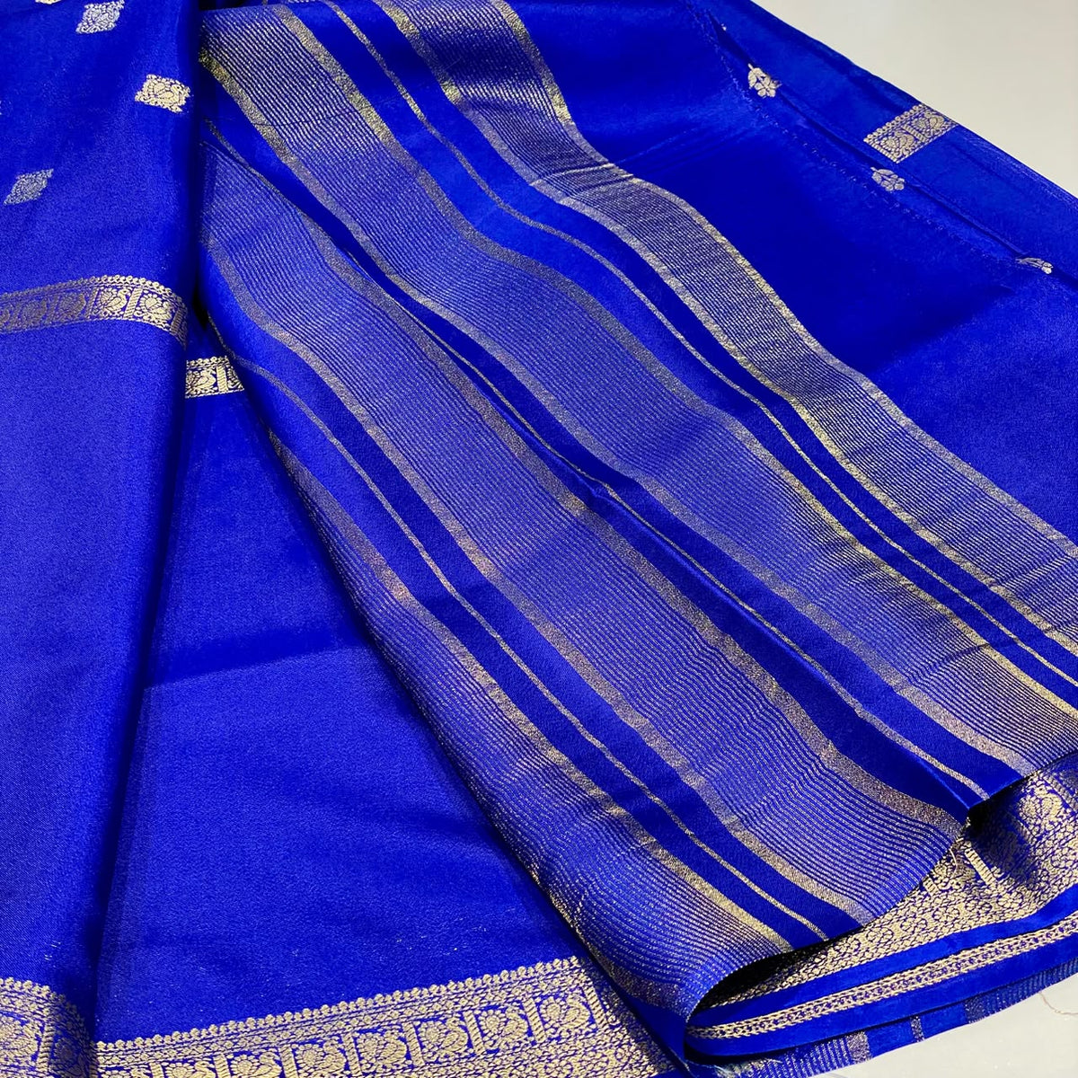 Semi Mysore Crepe Saree