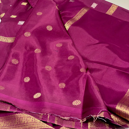 Semi Mysore Crepe Saree