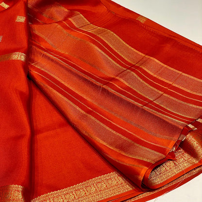 Semi Mysore Crepe Saree