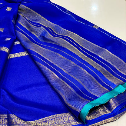 Semi Mysore Crepe Saree