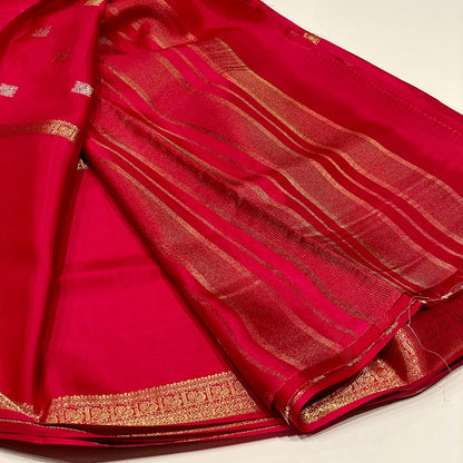 Semi Mysore Crepe Saree