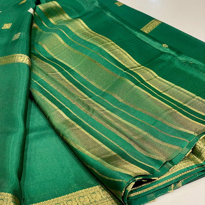 Semi Mysore Crepe Saree