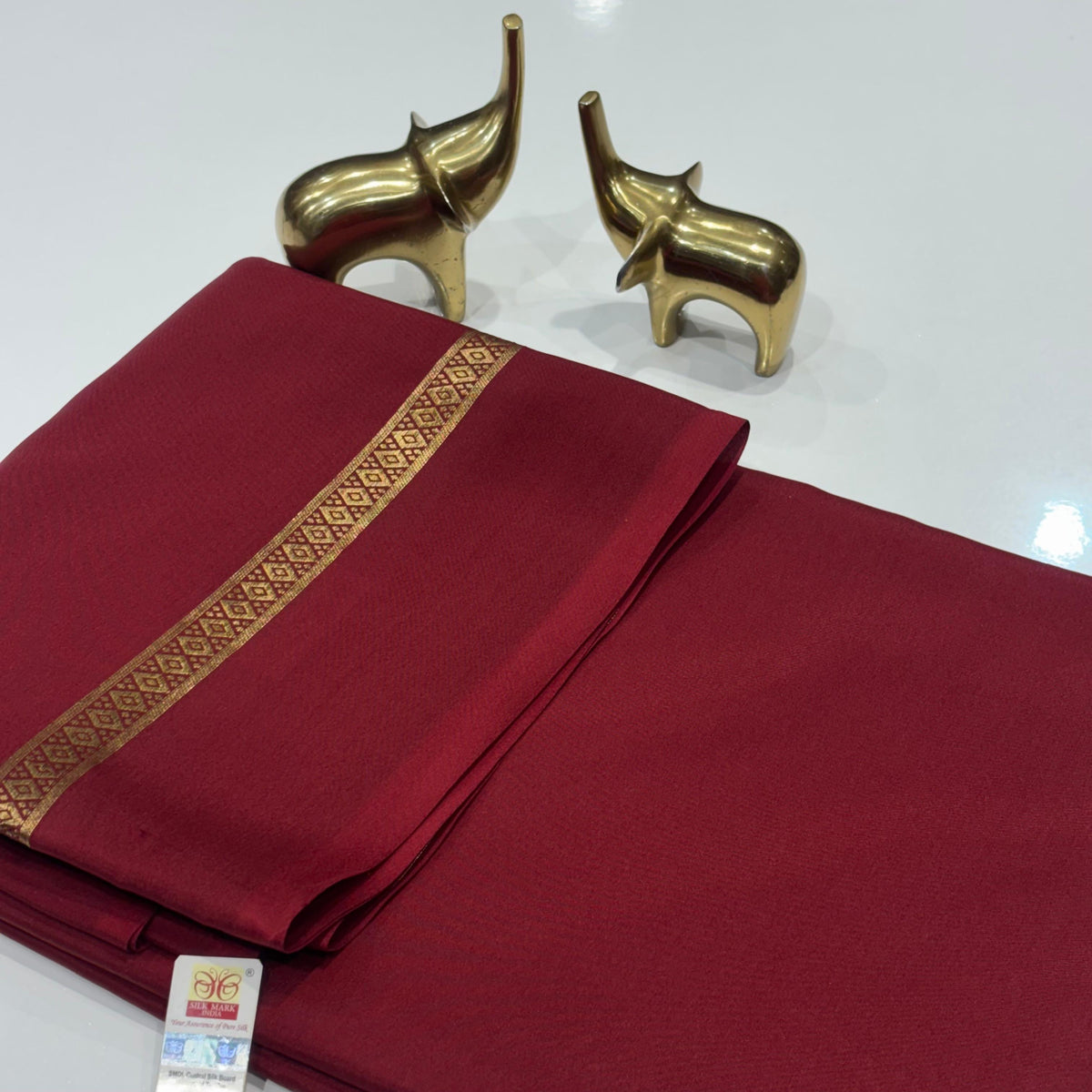 Pure Mysore Crepe Silk Saree
