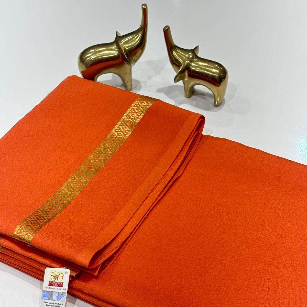 Pure Mysore Crepe Silk Saree