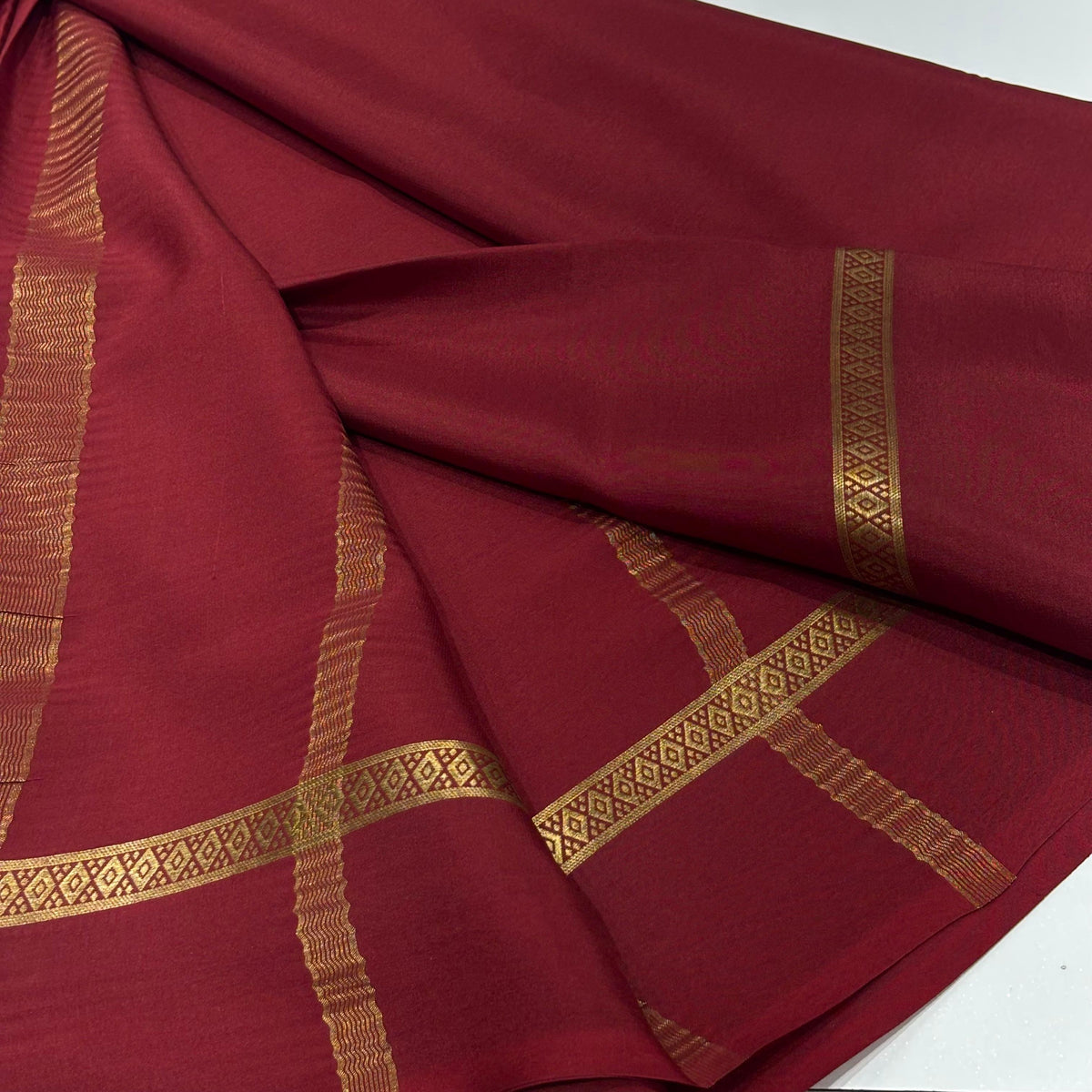 Pure Mysore Crepe Silk Saree
