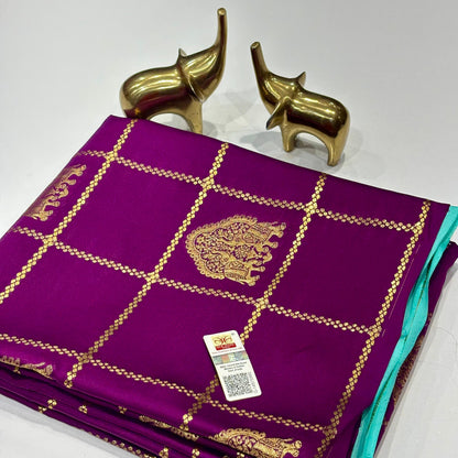 Pure Mysore Crepe Silk Saree