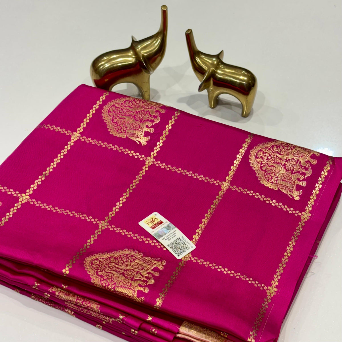 Pure Mysore Crepe Silk Saree