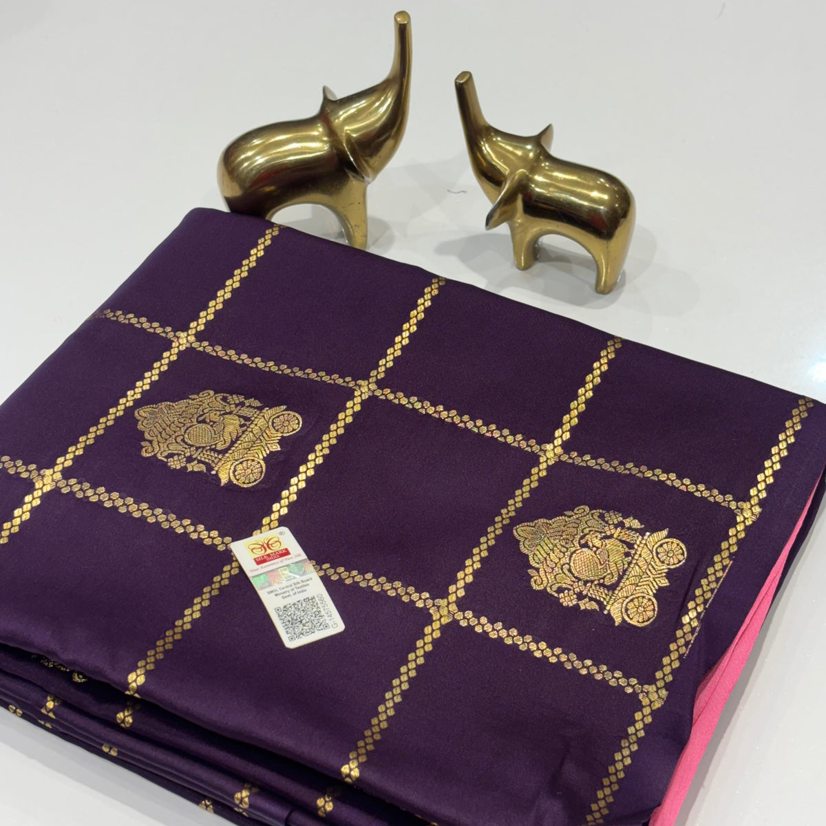 Pure Mysore Crepe Silk Saree