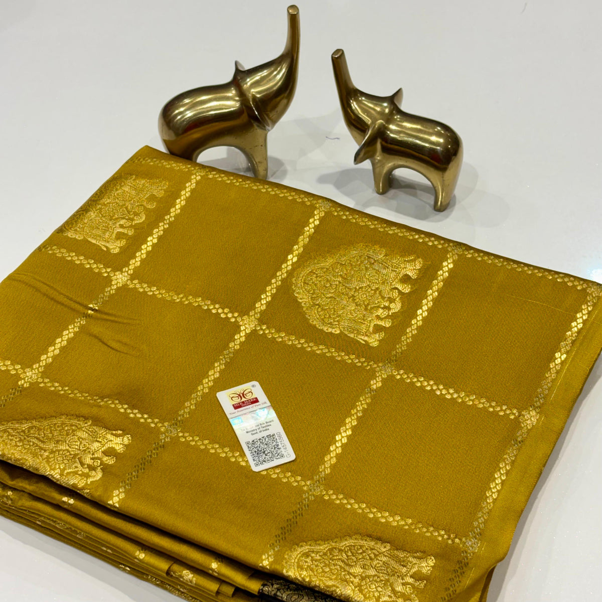 Pure Mysore Crepe Silk Saree