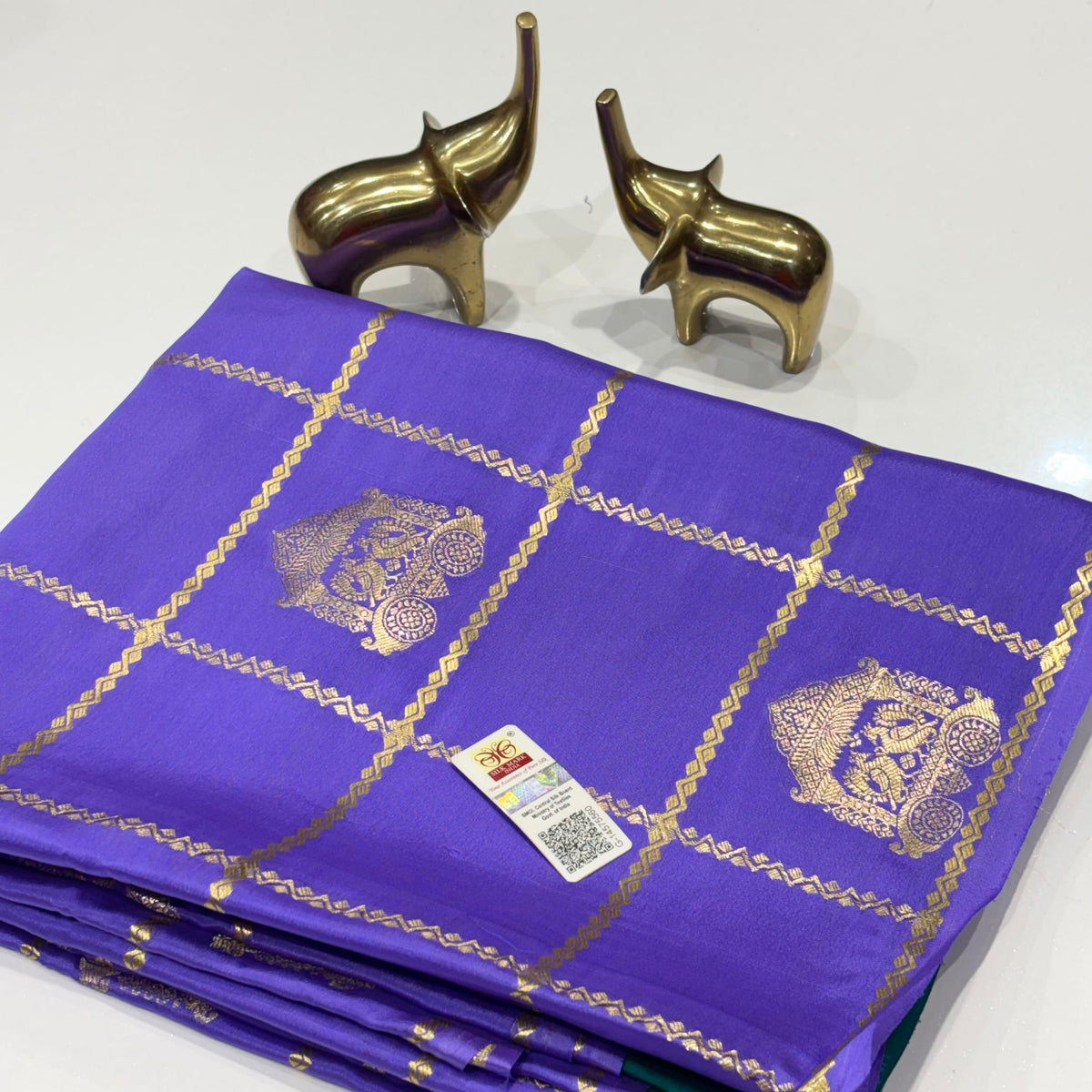 Pure Mysore Crepe Silk Saree