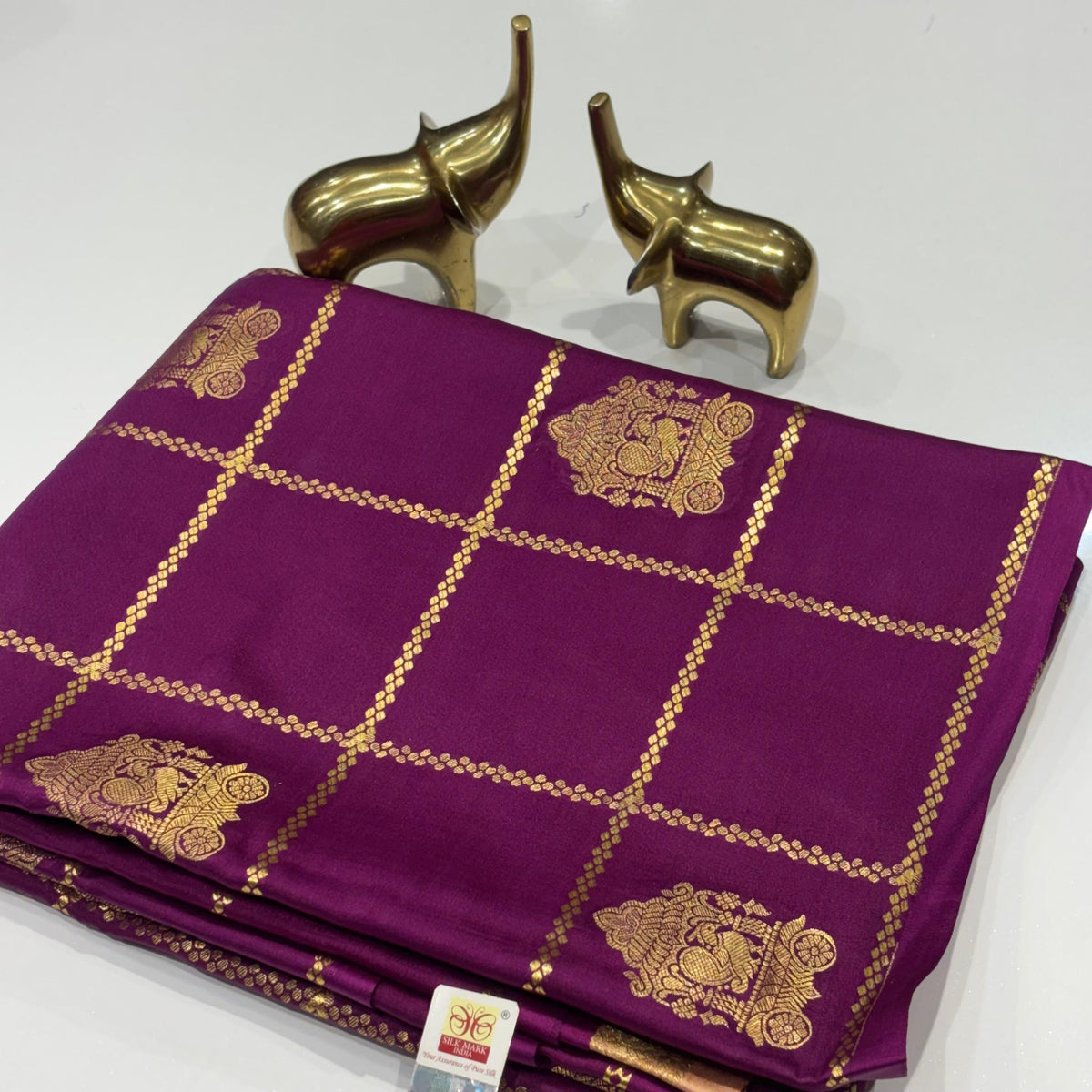 Pure Mysore Crepe Silk Saree