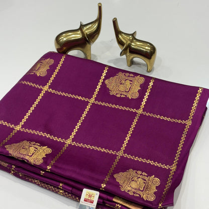 Pure Mysore Crepe Silk Saree