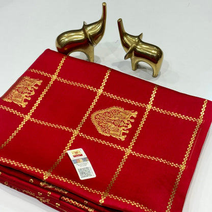 Pure Mysore Crepe Silk Saree