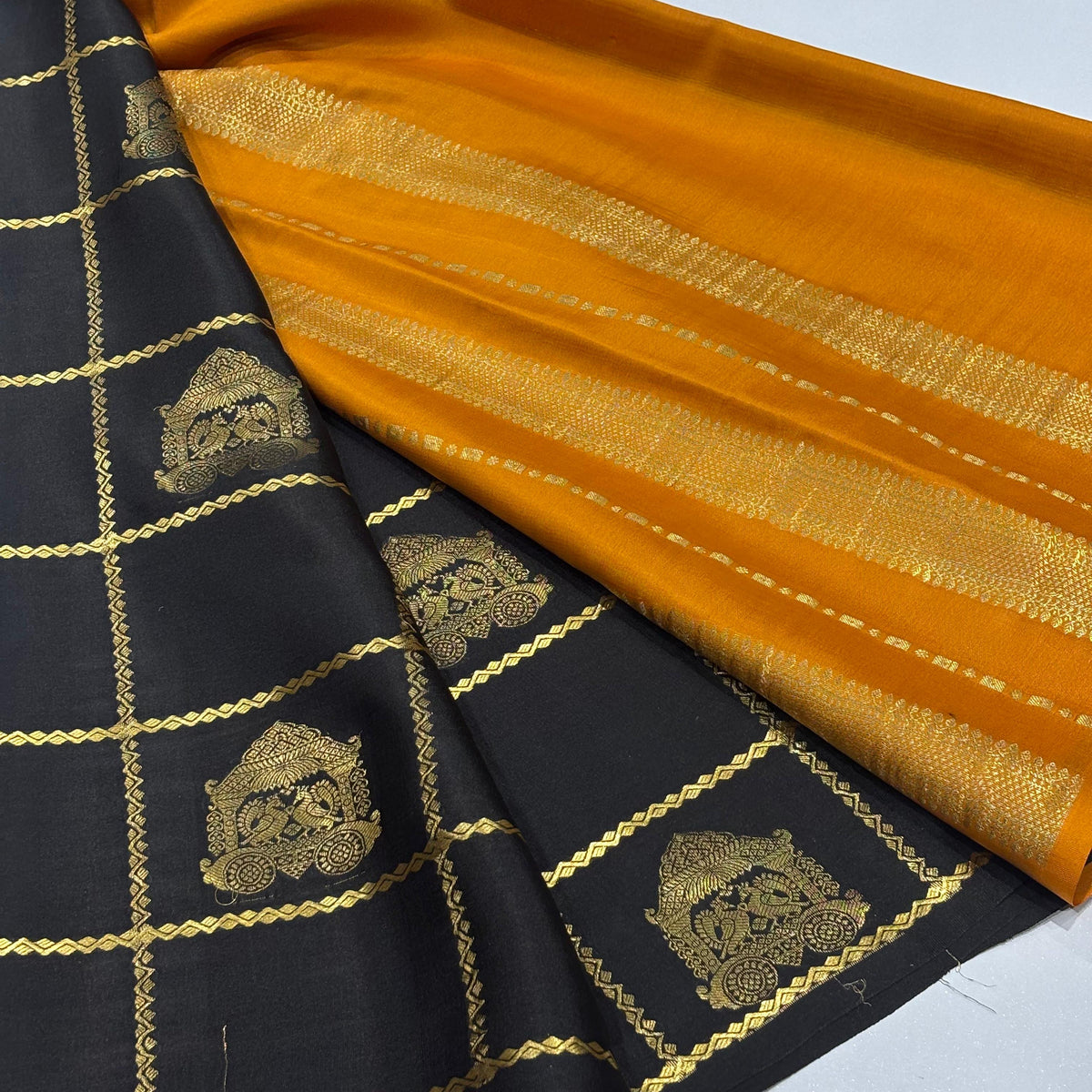 Pure Mysore Crepe Silk Saree