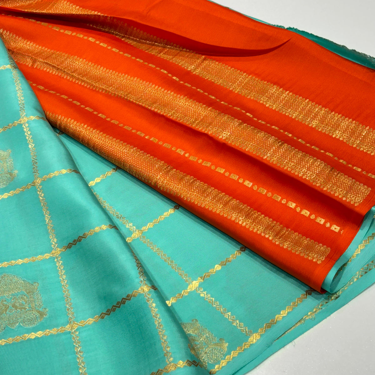 Pure Mysore Crepe Silk Saree