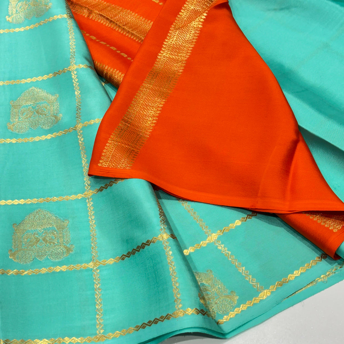 Pure Mysore Crepe Silk Saree