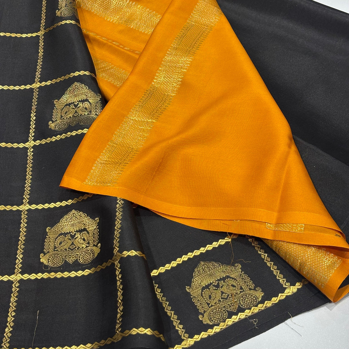 Pure Mysore Crepe Silk Saree