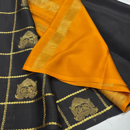 Pure Mysore Crepe Silk Saree