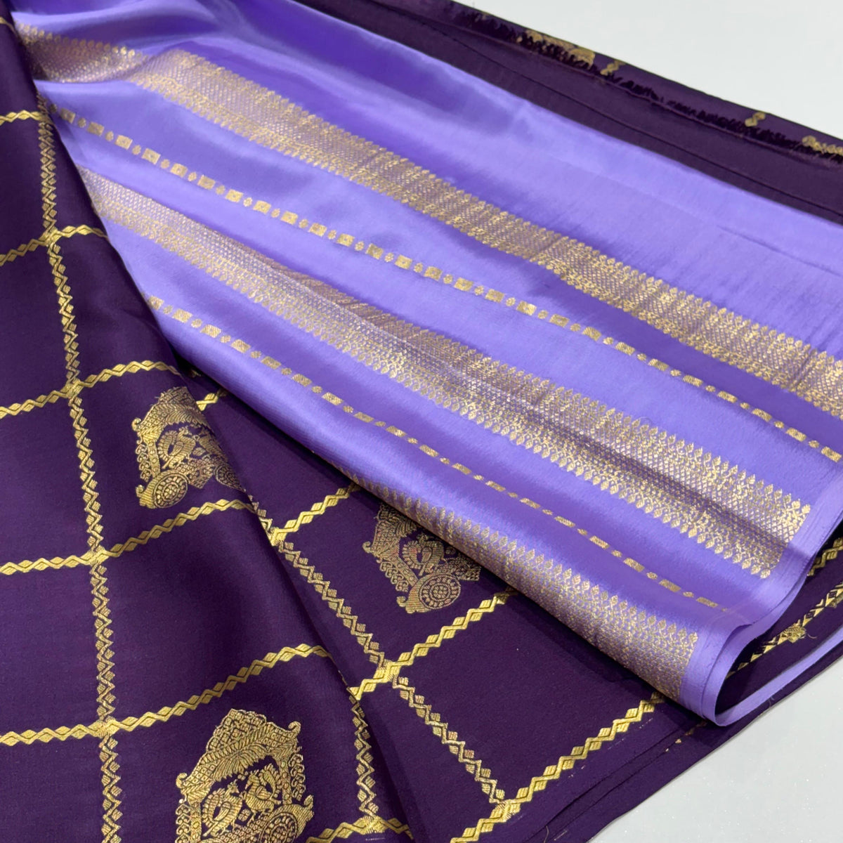 Pure Mysore Crepe Silk Saree