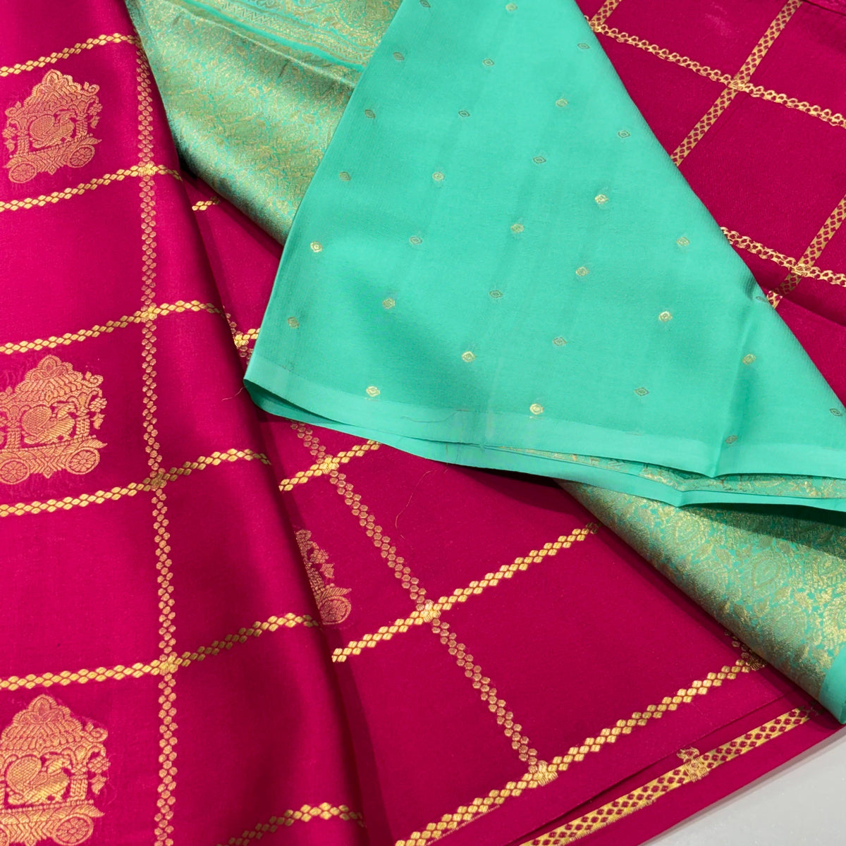 Pure Mysore Crepe Silk Saree