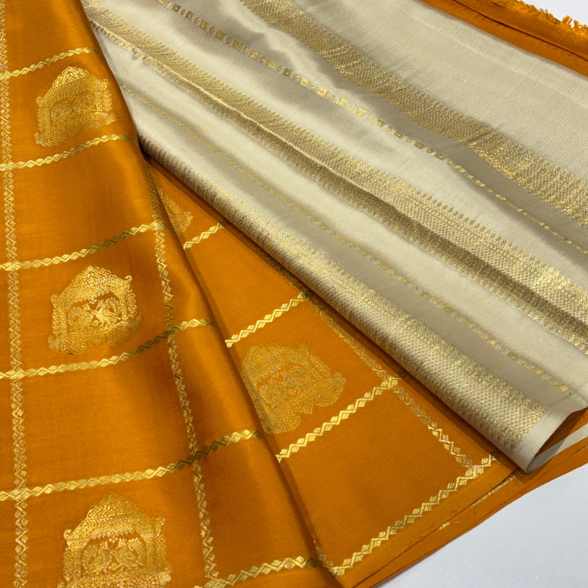 Pure Mysore Crepe Silk Saree