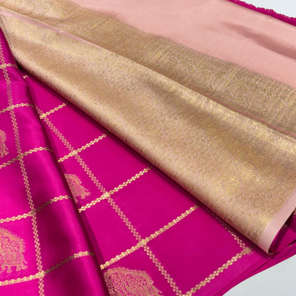 Pure Mysore Crepe Silk Saree