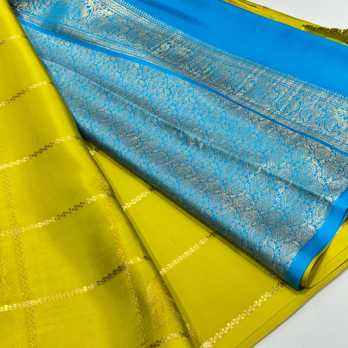 Pure Mysore Crepe Silk Saree